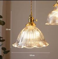 Lampe Suspendue  Style nordique moderne en pierre de verre
