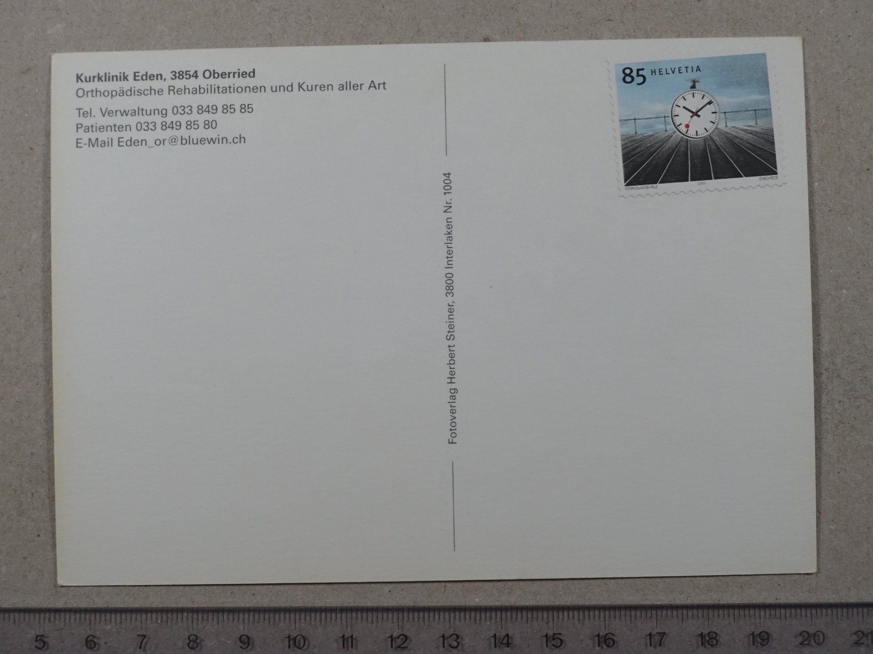Cartes postales: Oberried, Kurklinik Eden – D'occasion à Lenzburg par fh1 1