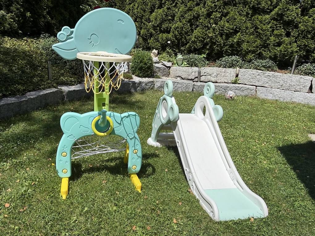 Spielzeuge: Rutsche und Basketballkorb – Gebraucht aus Bassersdorf von pal_5992