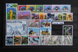 CH 2000 Serien mit ET Halbmondstempel               Los 5490