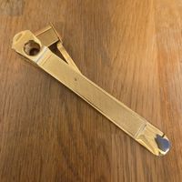 Vintage Pfeilring Solingen Zigarrenschneider, Gold 5651