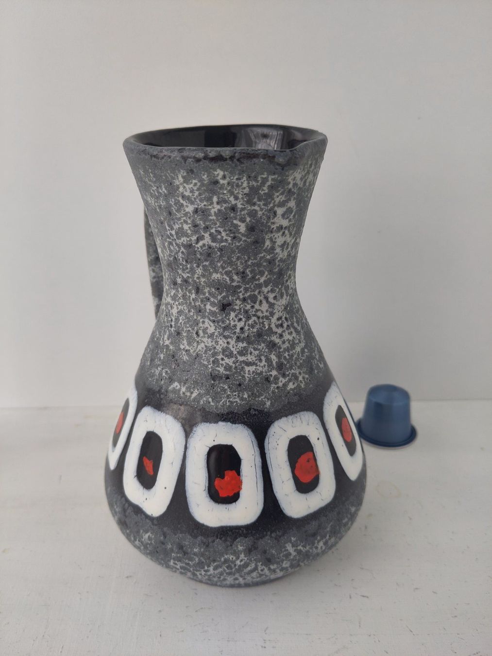 Vasi & Recipienti: JASBA Keramik Vase 218-18 "Form & Farbe" 60er – Usato da Pfäffikon ZH venduto da rabali 3