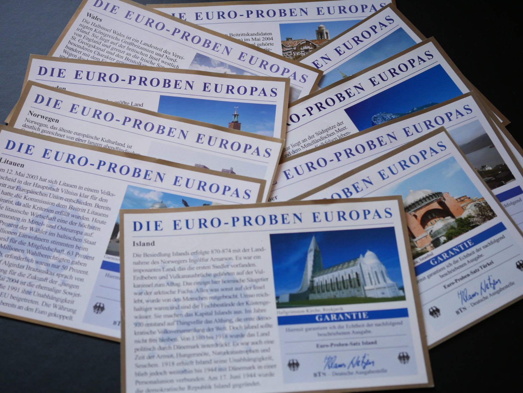 Alle Münzen: 10 x Euro Proben mit Ordner ***TOP*** 3 – Neu und originalverpackt aus Kreuzlingen von Samson01 5
