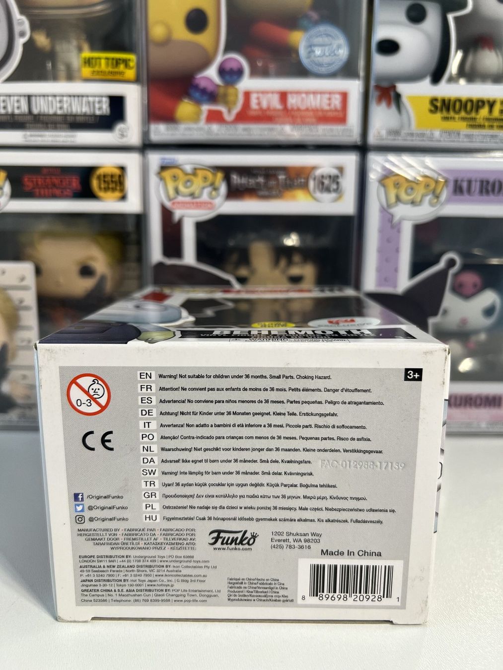Funko Statuette: Funko POP! Disney Behemoth Edition Limitée Walgreens Glow – Nuovo e nell'imballaggio originale da Le Mouret venduto da perfectbijou 5