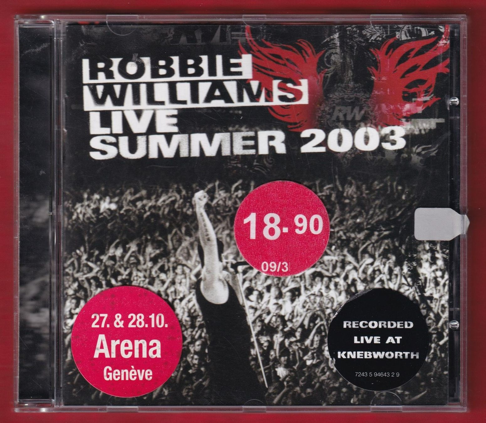 CD: Robbie Williams - Live Summer 2003 (CD) – Usato da Zürich venduto da Pfluftl2000