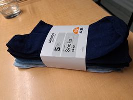 5 Paar Damen Socken Gr. 39-42 Neu