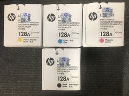 Original HP CE320A + CE321A + CE322A + CE323A Toner, 128A