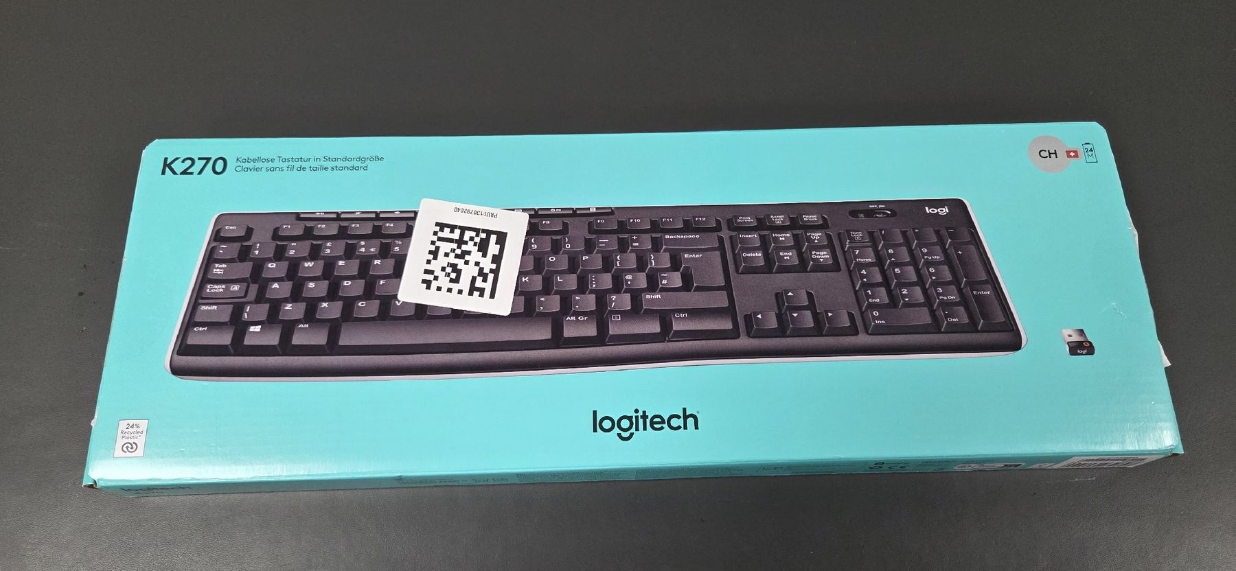 Logitech Claviers: Clavier Logitech sans fil – Neuf avec emballage d'origine à Cernier / par car_5rm5 1