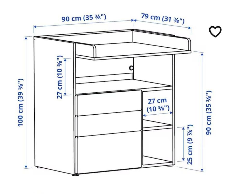 Ikea Stuva Wickeltisch