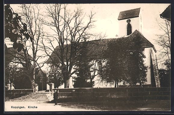 Cartoline postali: AK Koppigen, Kirche, 1913 – Usato da Berlin venduto da bartko-reher