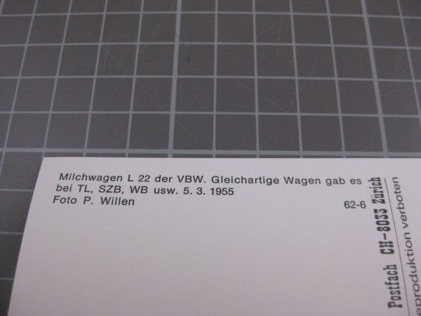 Cartoline postali: AK blaues Bähnli Milchwagen – Nuovo (secondo la descrizione) da Malters venduto da Marosko 2
