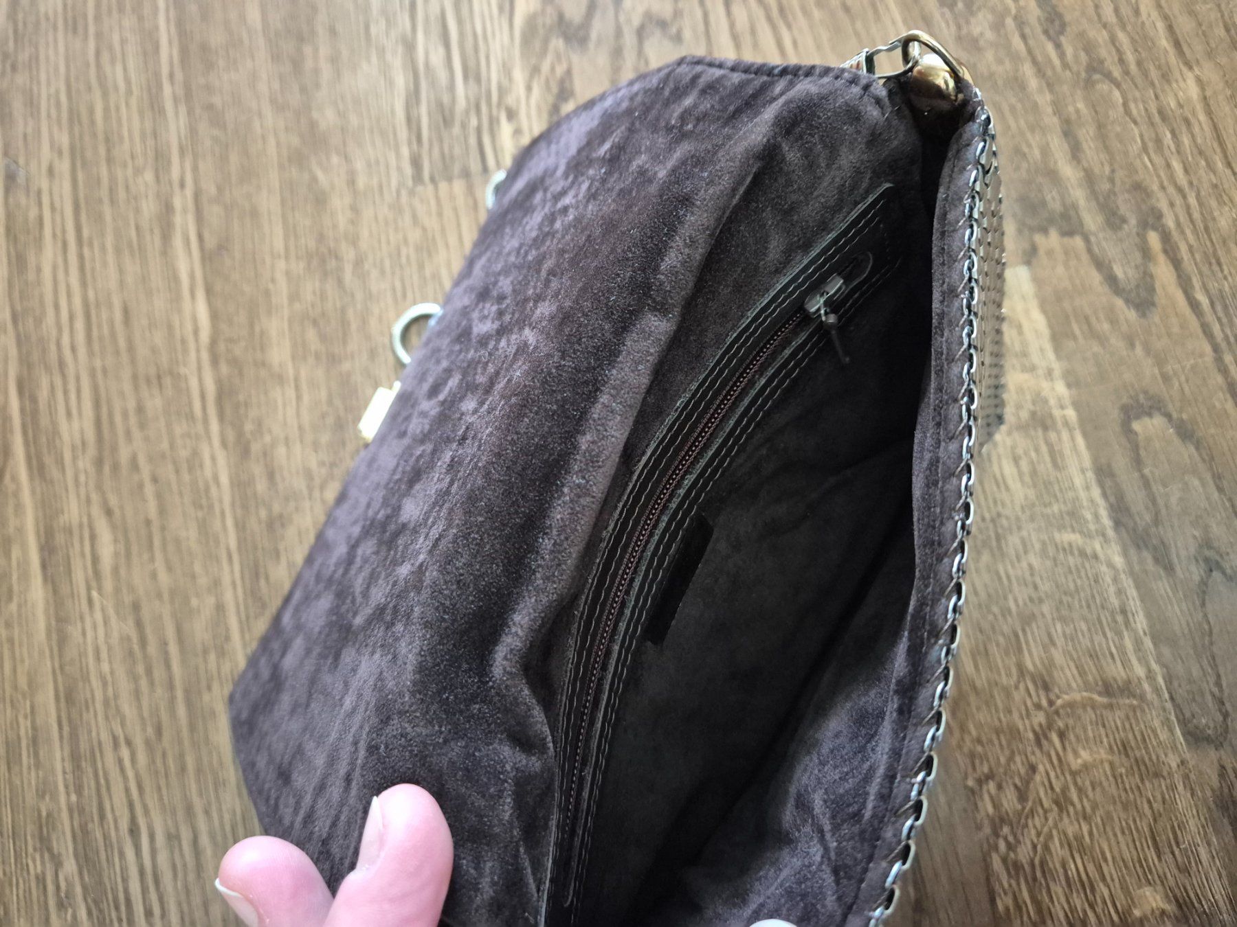 Taschen für Damen: Vintage bronze crossbody bag – Gebraucht aus Zürich von monadiederich 2