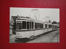 AK Tram Strassenbahn Deutschland Stuttgart s/w Karte