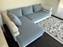 Abholen Freitag 2.10. Variable Sofa, weiss-grau