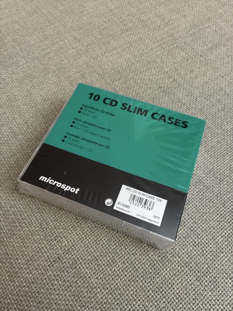 CDs: 10x CD Hüllen – Neu und originalverpackt aus Bern von Matteooderso