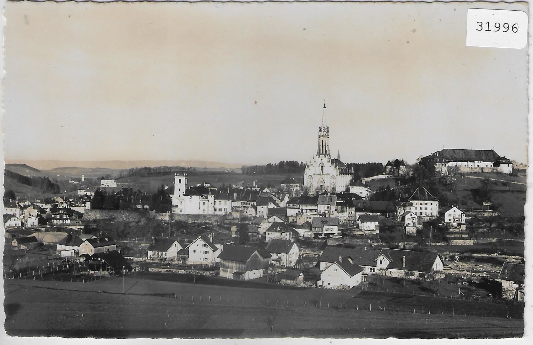 Cartoline postali: Chatel St.-Denis - Vue generale – Usato da Ettingen venduto da Kartenplanet