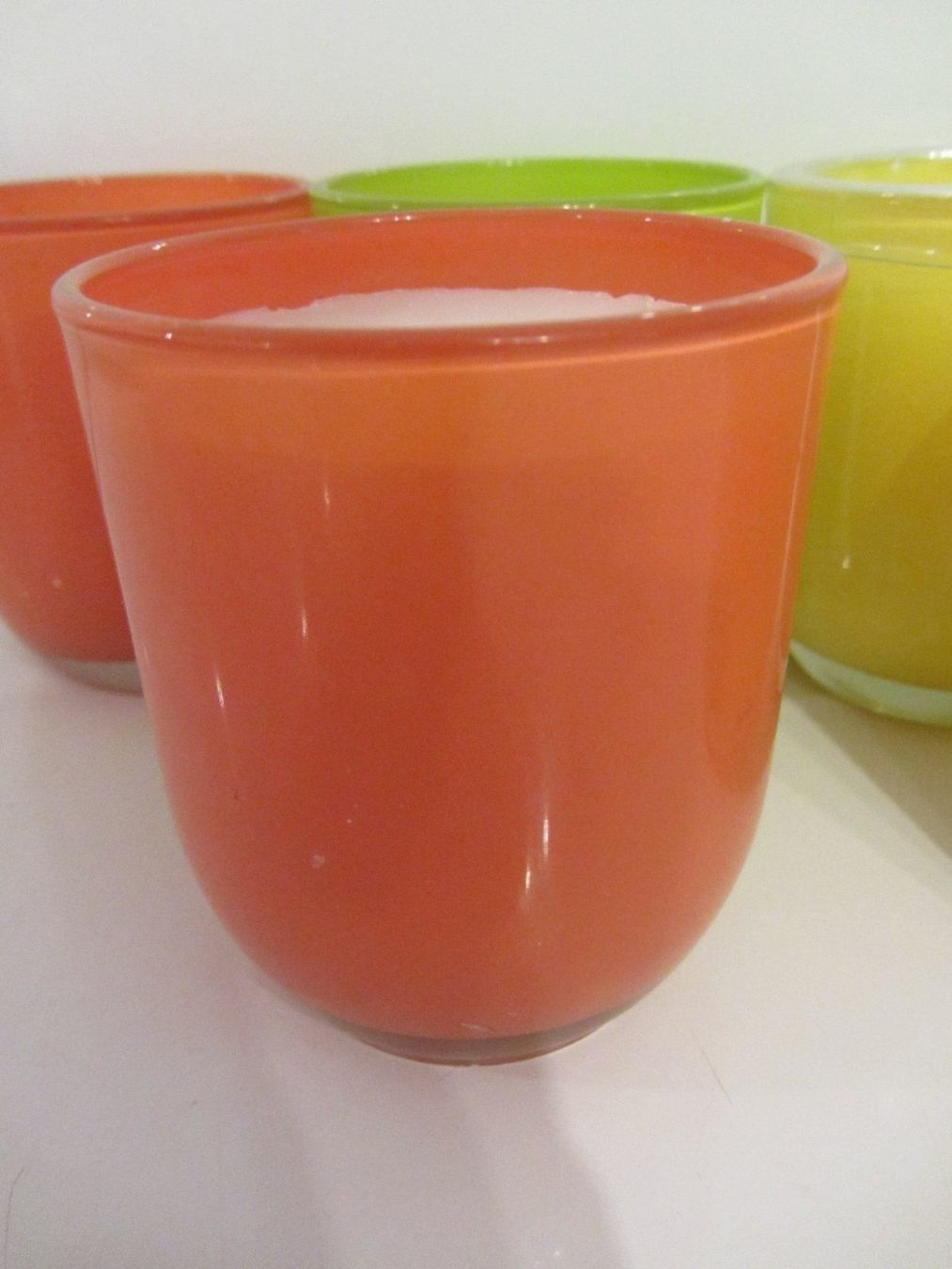 Candele: 5 Kerzengläser gefüllt ca. 8 cm – Nuovo e nell'imballaggio originale da Egliswil venduto da chroetli22 2