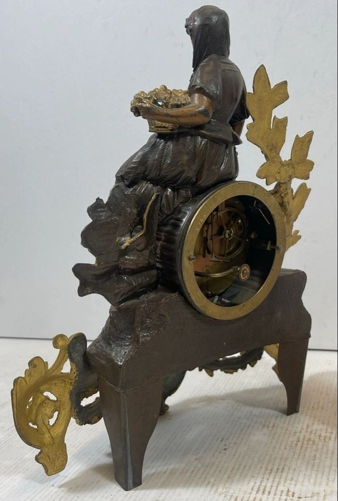 Orologi da terra & Orologi da parete: Französische Kaminuhr – Usato da Bern venduto da Yunkom 5