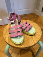 Dr Bloom pink and lime green sandals size 39