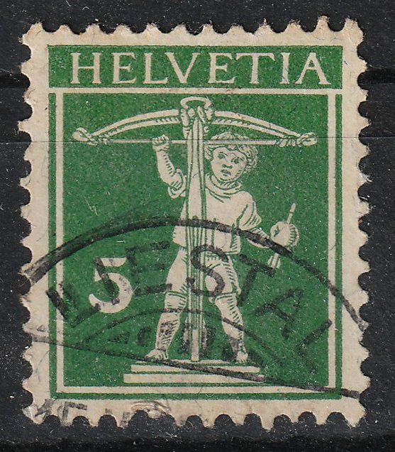 Tutti i francobolli: 1910 Tellbub ZNr. 125 III – Usato da Arlesheim venduto da gaugi43