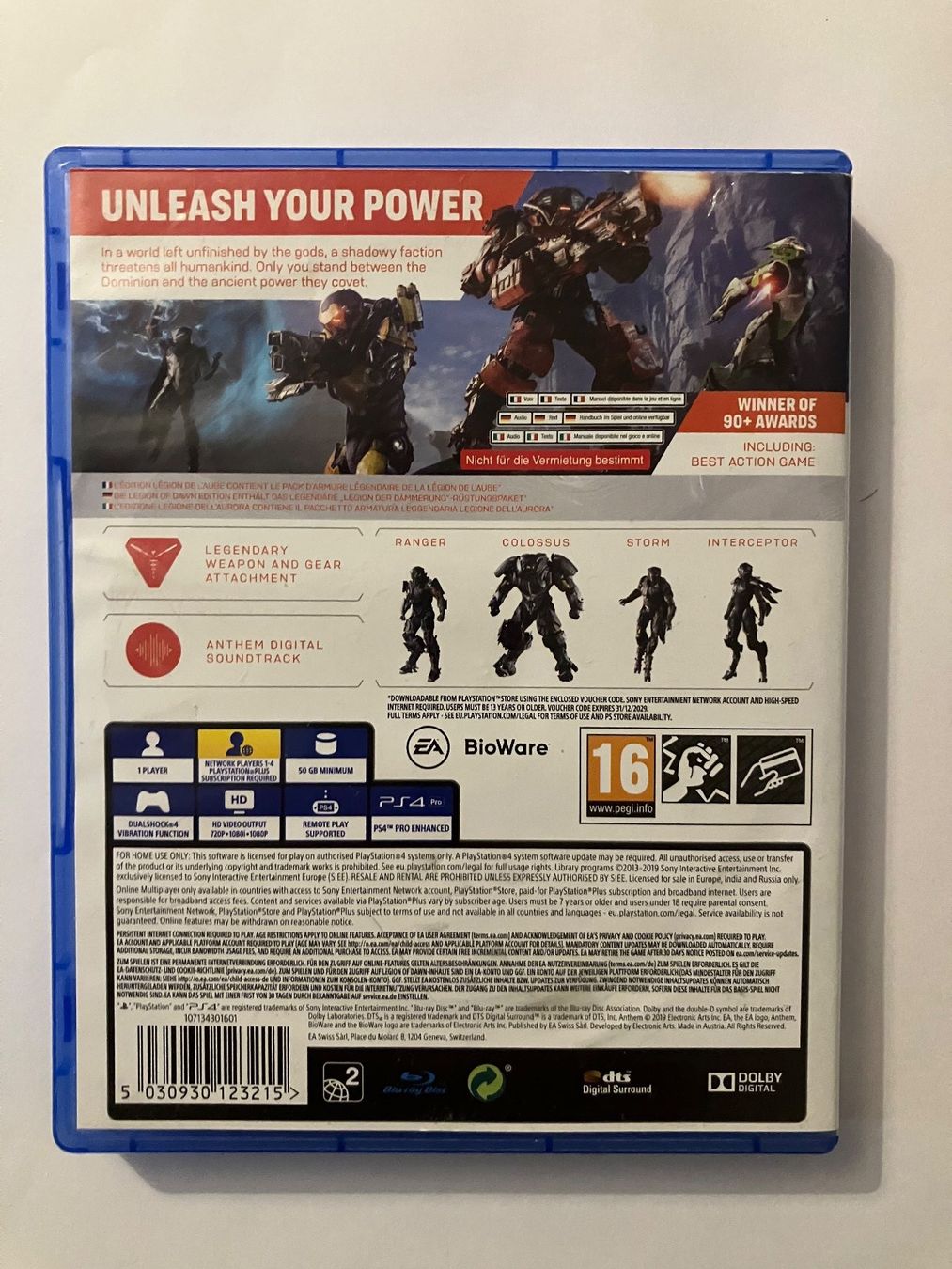 Sony Giochi: Anthem – PS4 – Usato da Ecublens VD venduto da Le_marchand_geek 1