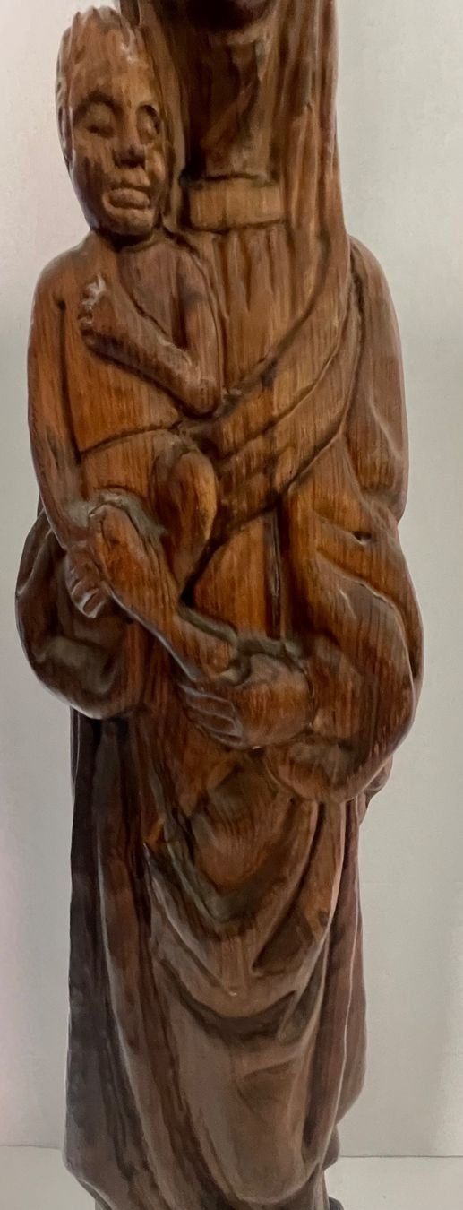 Sculture & Statue: Antike Grosse Handgeschnitzte Maria mit Kind – Usato da Bern venduto da Yunkom 2