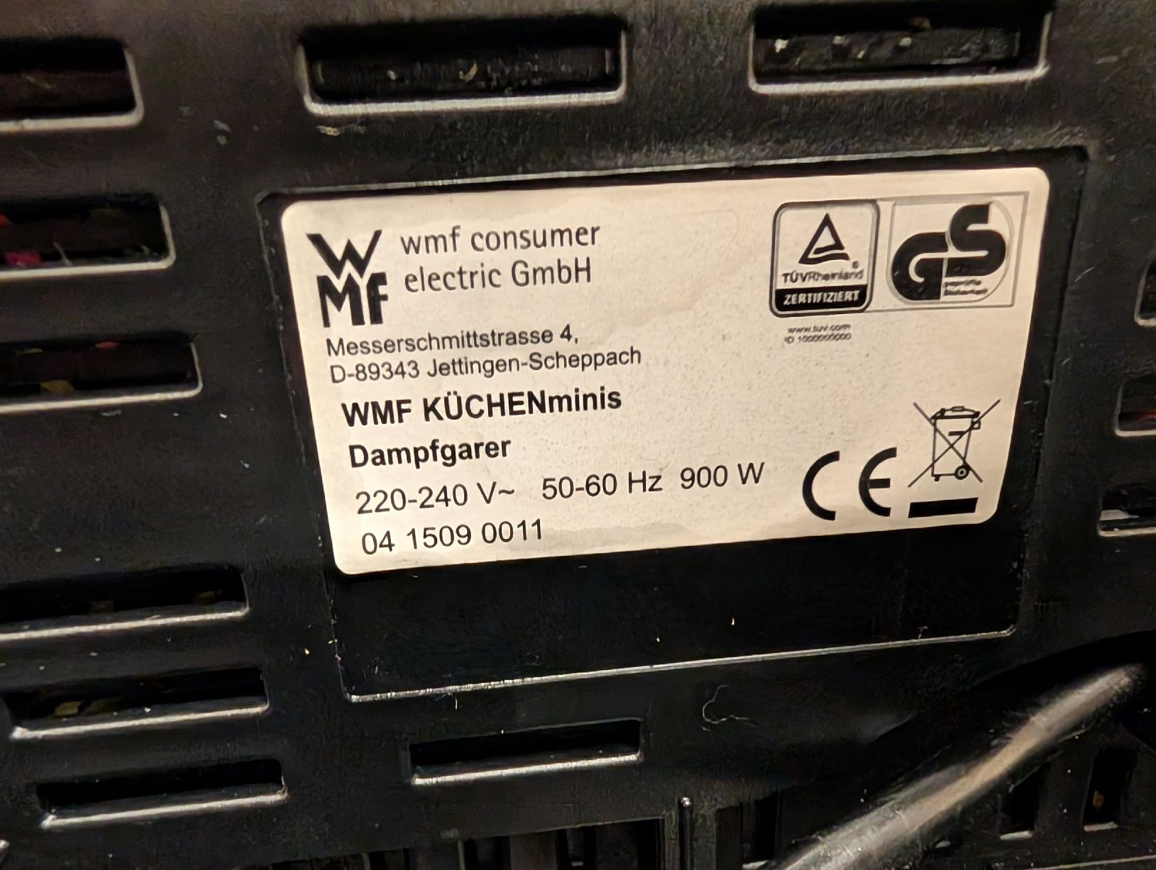 WMF Küchengeräte: WMF Küchenminis Dampfgarer – Gebraucht aus Roggwil BE von MA-4900 1