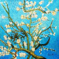 Vincent v. Gogh Äste mit Mandelblüten