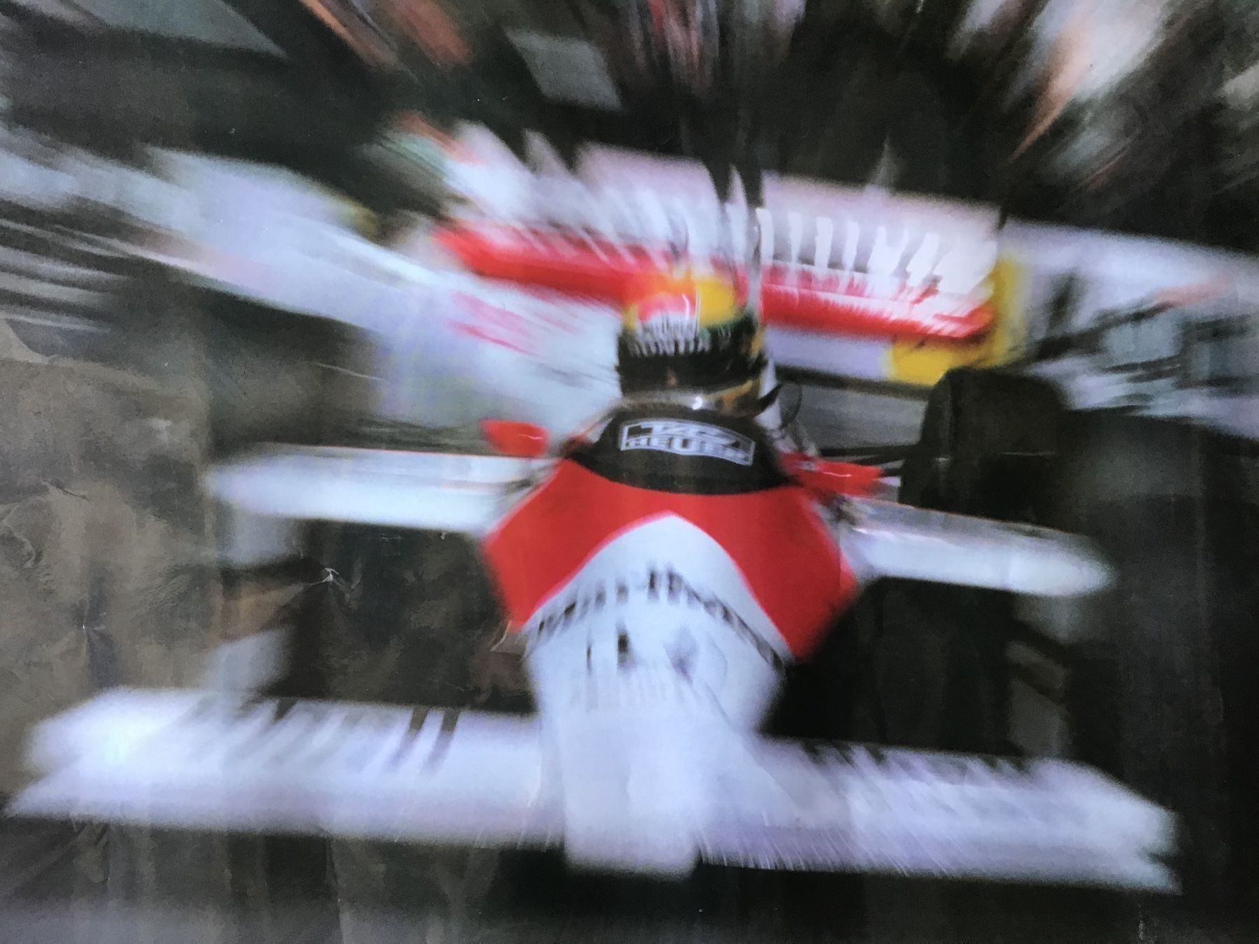 Poster & Bilder: Publicité Ayrton Senna – Gebraucht aus Némiaz (Chamoson) von Patoshi 2
