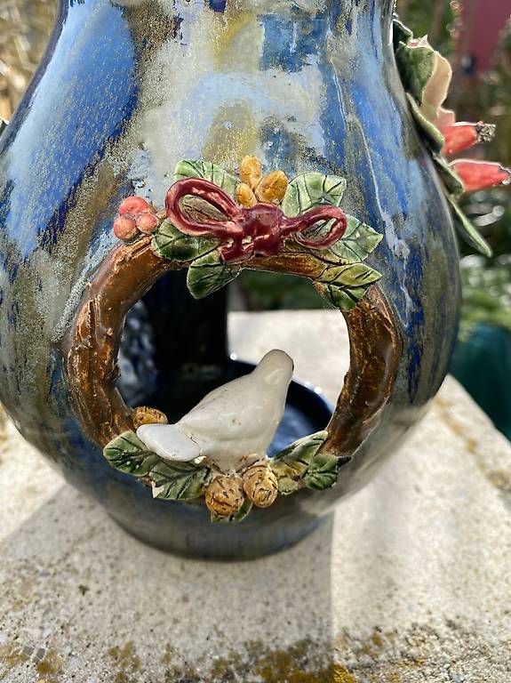 Alle Dekorationen: Duftoel-Lampe Keramik mit Keramikrosen – Gebraucht aus Wil SG von nicetohave54 3