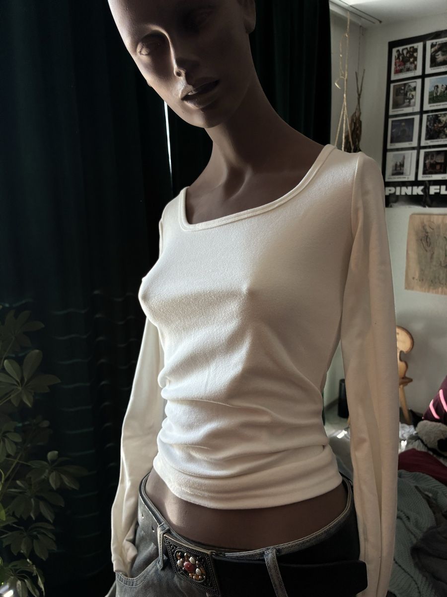 Maglioni & Felpe: Weisses Langarmshirt – Nuovo (secondo la descrizione) da Ueberstorf venduto da nai_9z9s 3