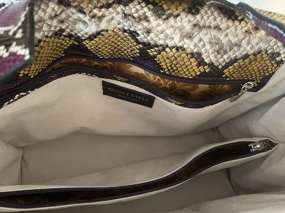 Sacs femmes: Handtasche Venetian Style, Leder Python geprägt – Neuf avec emballage d'origine à Baar par mugi5813 5