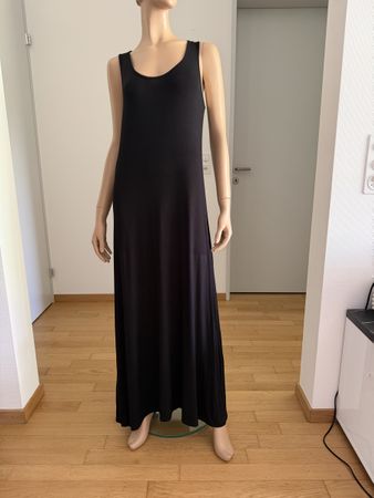 Exchic Maxikleid Schwarz Gr. M Sommerkleid langes Kleid