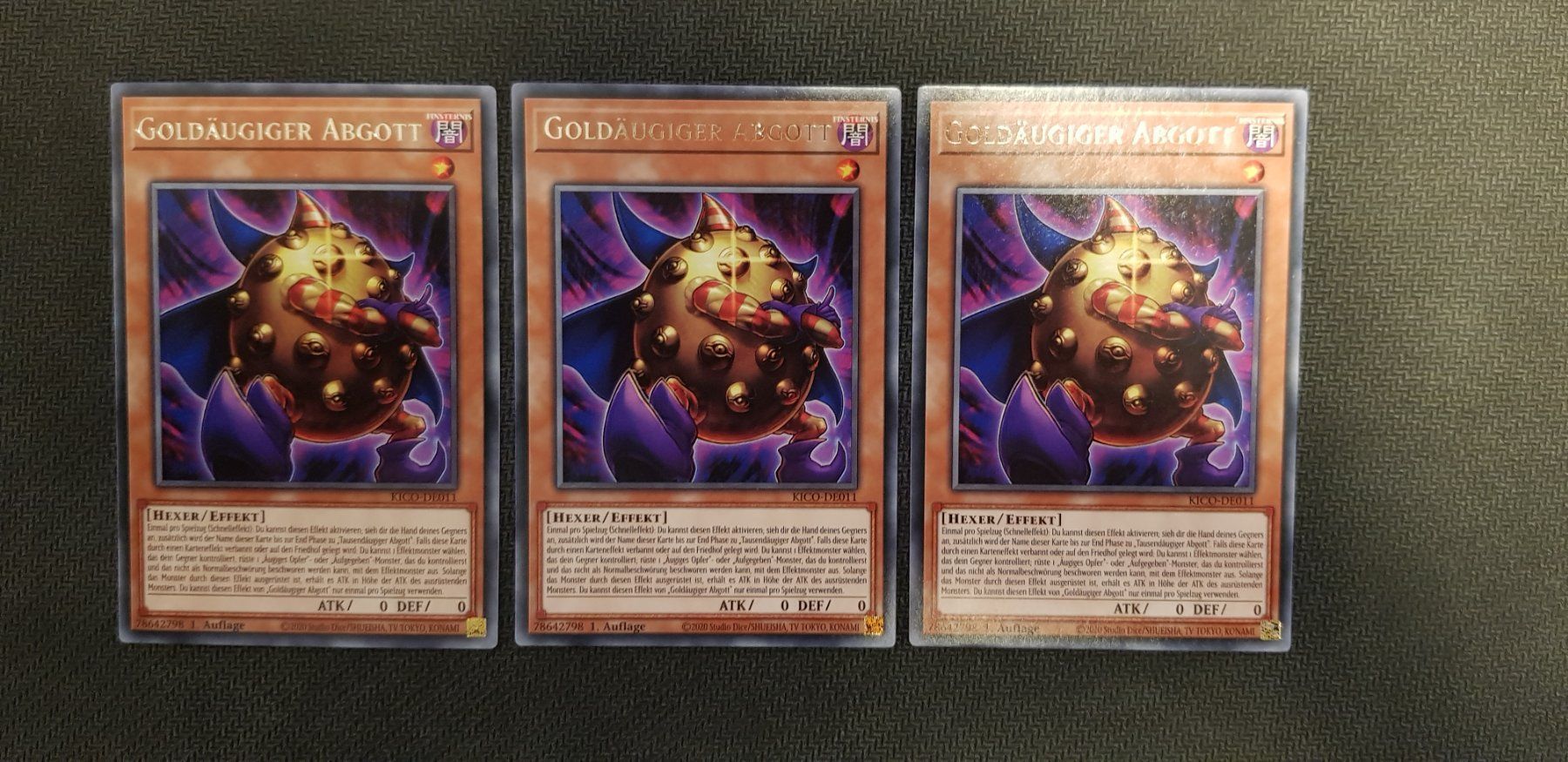 Yugioh Sammelbilder & Trading cards: Yugioh Goldäugiger Abgott KICO – Neu (gemäss Beschreibung) aus Opfikon von Steins_Siedlung