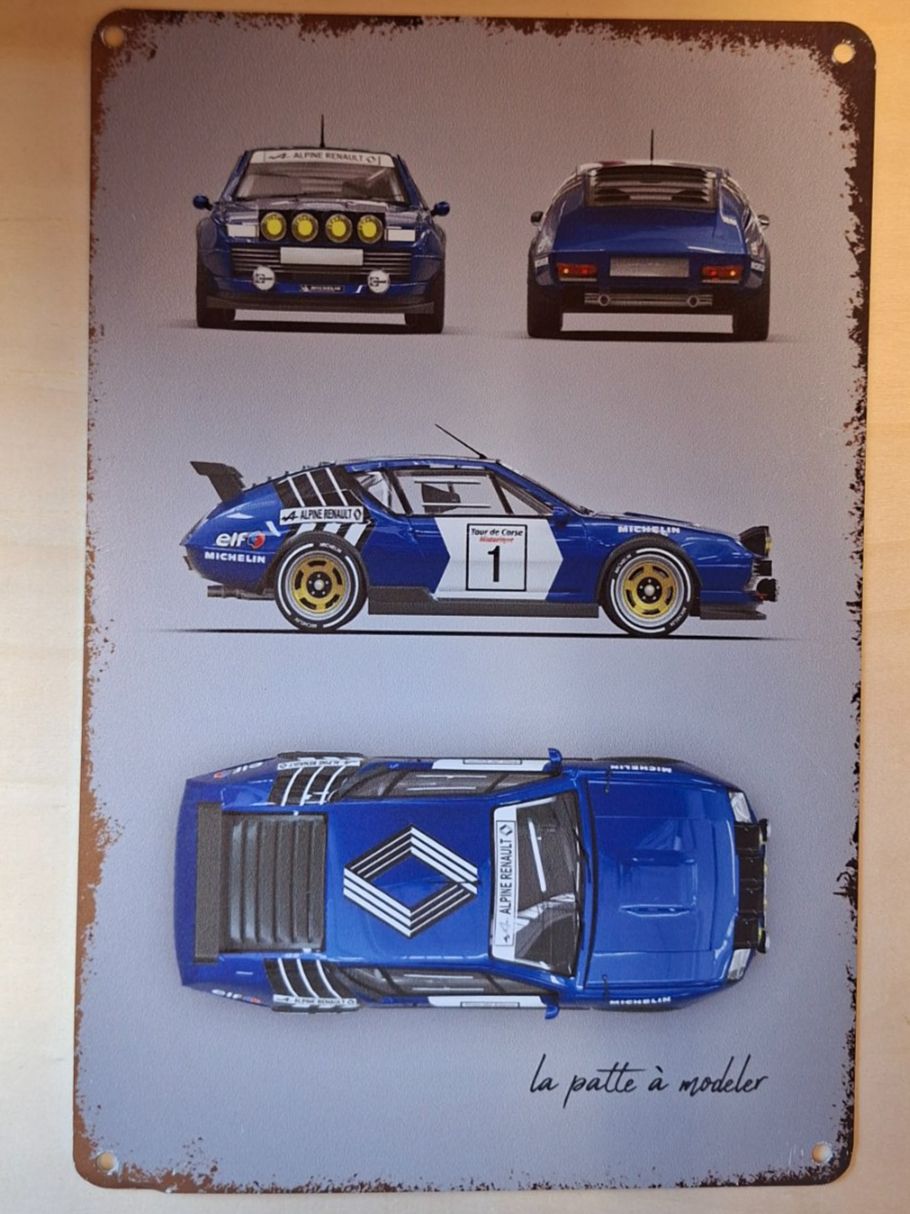 Alpine Ecriteaux: Alpine Renault Blechschild – D'occasion à Alberswil par mech350