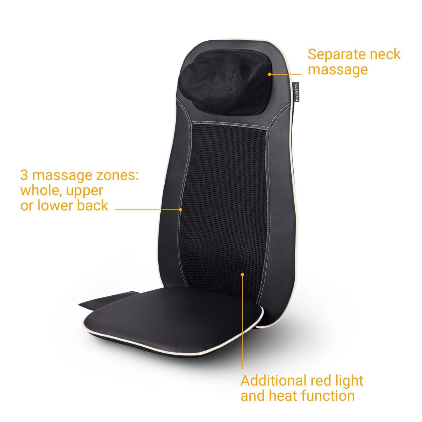 Medisana Dispositivi per massaggi: MCN Massagesitzauflage – Nuovo e nell'imballaggio originale da Wängi venduto da SPCSHOP 4