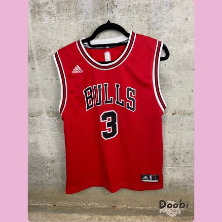 Maillot NBA Adidas Chicago Bulls Dwyane Wade #3 rouge – L