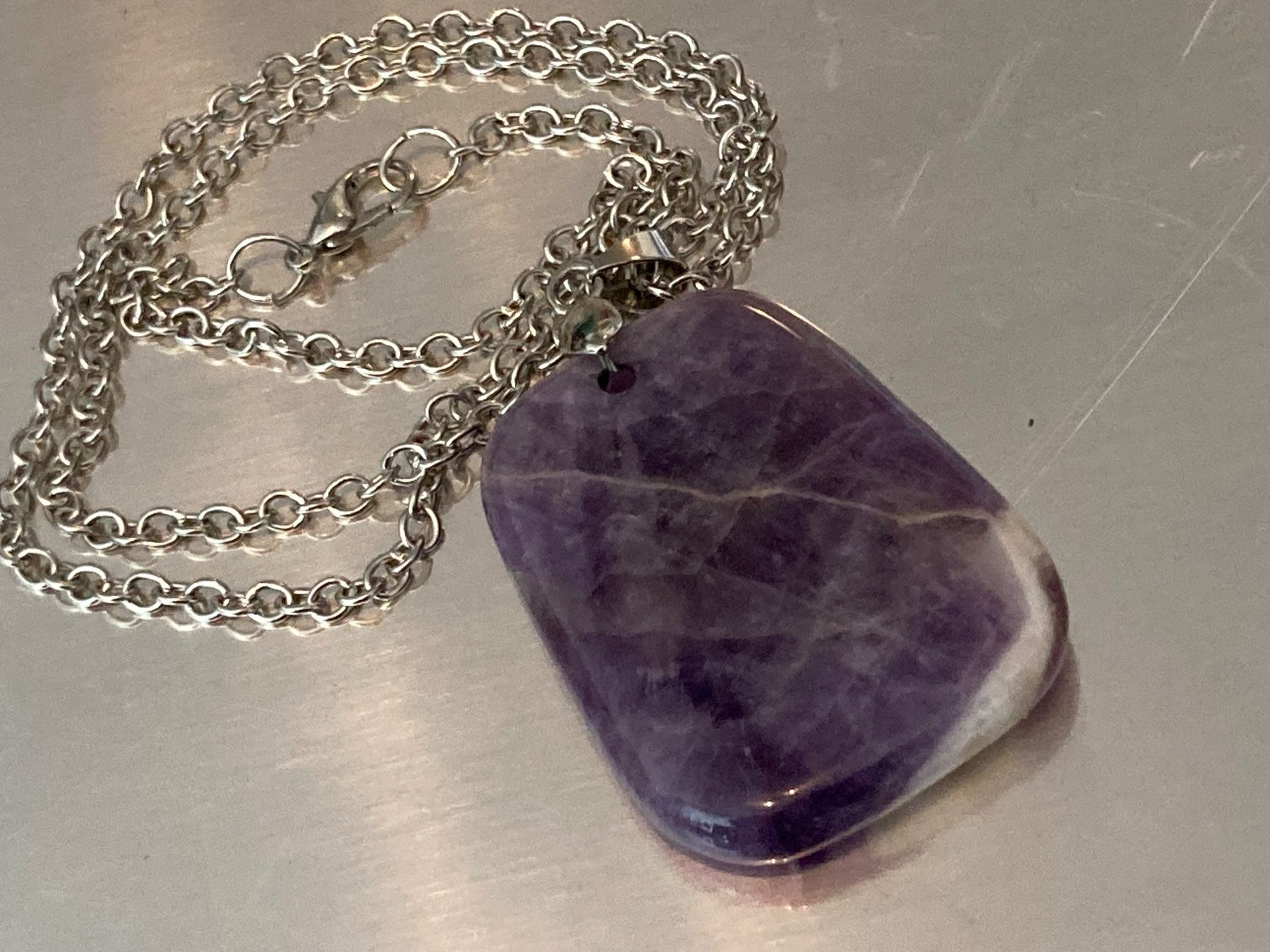 Colliers: Collier vintage Améthyste – D'occasion à Marly par Antigona71
