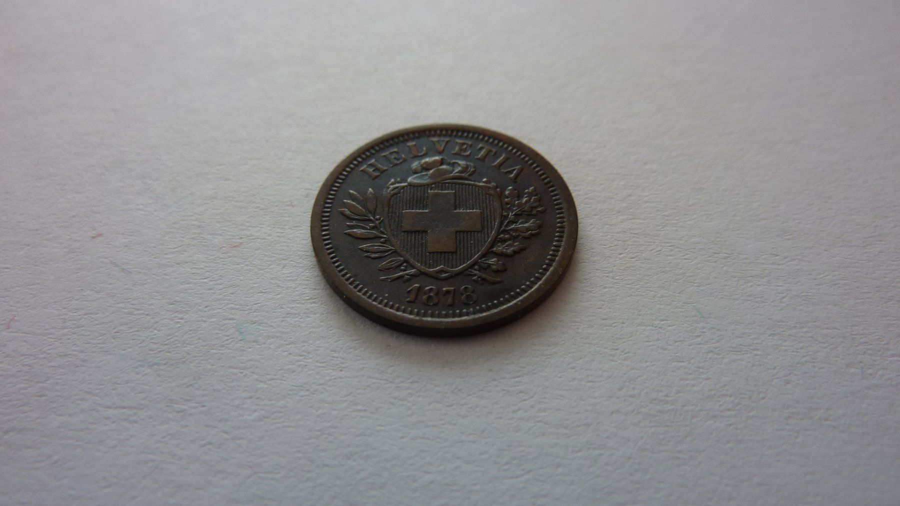 Alle Münzen: Uralter Einräppler 1878, vorzüglich – Neu (gemäss Beschreibung) aus Birrwil von Schnaepli 1