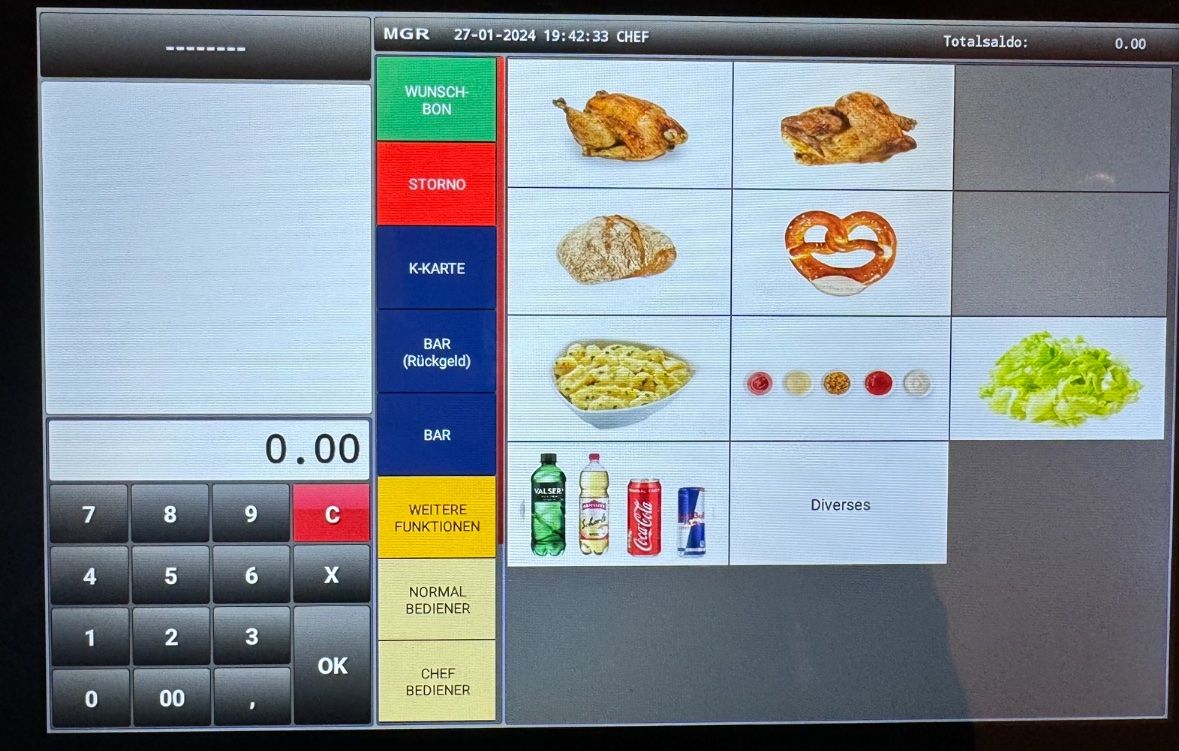 Casio Registratore di cassa: Touch Screen Kasse - Casio Software inkl. Programmierung – Nuovo e nell'imballaggio originale da Zürich venduto da hoernlihack 7
