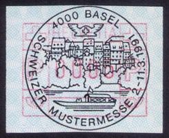 ATM 7Ax_4000 Basel_SONDER-Vollstempel 2.-11.3.91_MUSTERMESSE