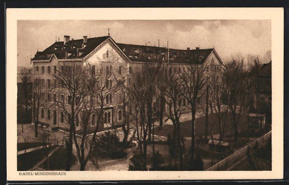 Cartes postales: AK Basel, Ansicht Missionshaus – D'occasion à Berlin par bartko-reher
