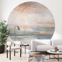 Fototapete Abstrakte Wellen Ø140cm (neu, UVP 72.90 Fr.)