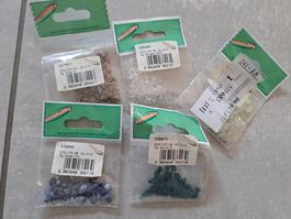 Eurohobby Edelsteine, gelocht, verschiedene Sorten!