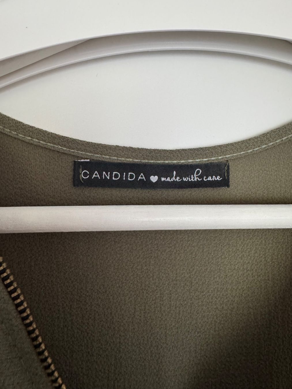 Camicette: CANDIDA Olivgrüne Damenbluse Gr. 36/38 – Usato da Aarau venduto da Ruta_Ra 1