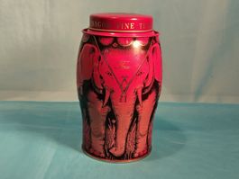 Blechbüchse, Dose für Tee mit Elefant