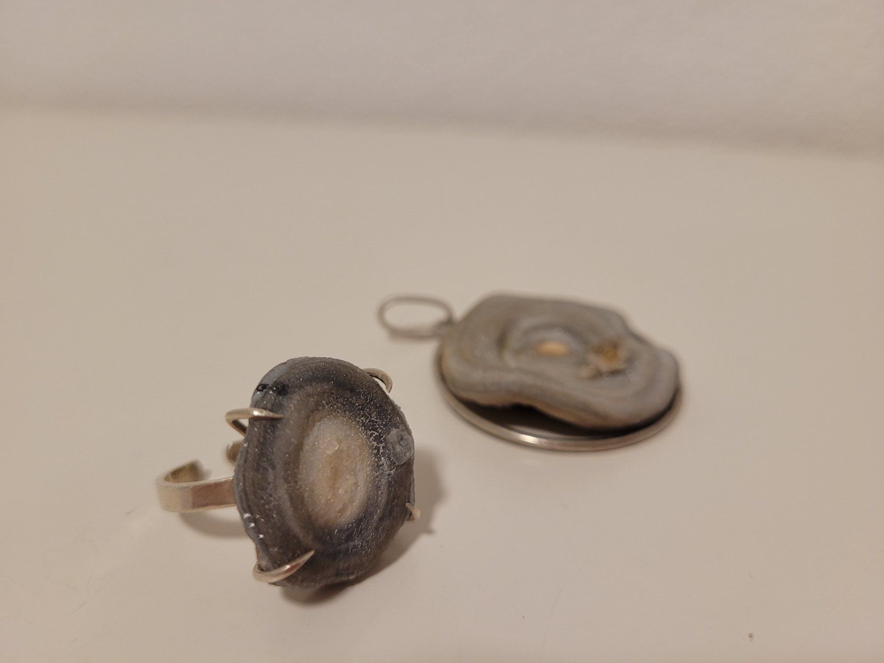 Altri gioielli: Echtstein Schmuck Set Schlangenachat Achat Silber – Usato da Schaan venduto da car_wrv2 2