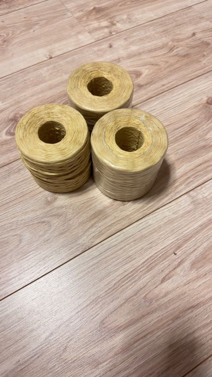 DUDOK Raffia Garn - 150m Naturfaser Zum Häkeln & Basteln