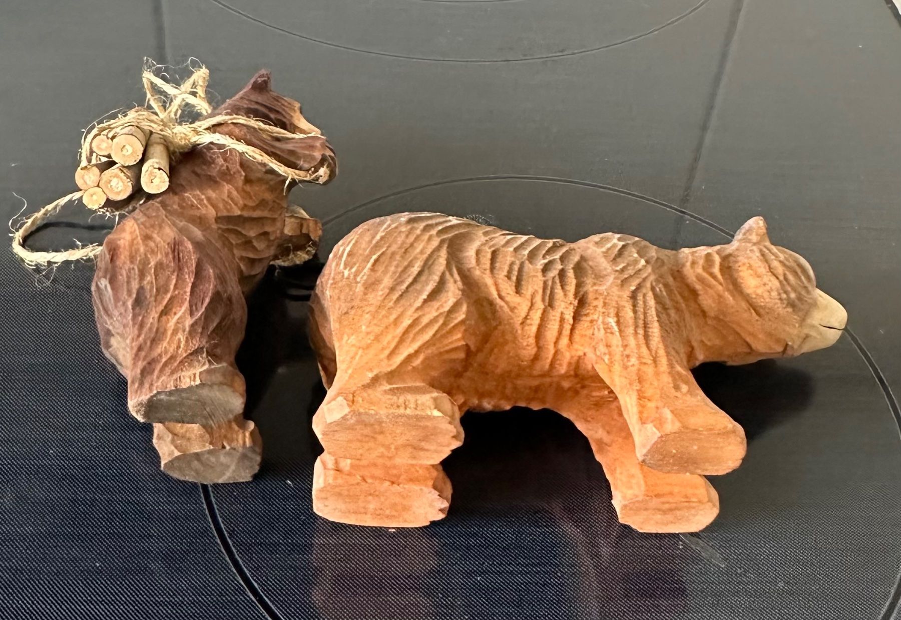 Statuette: 2 handgeschnitzte Bären evtl. Brienzer – Usato da Zürich venduto da brazerola 6