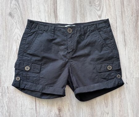 NEU 💜 Gr S 36/38 Cargo Sommer-Shorts schwarz